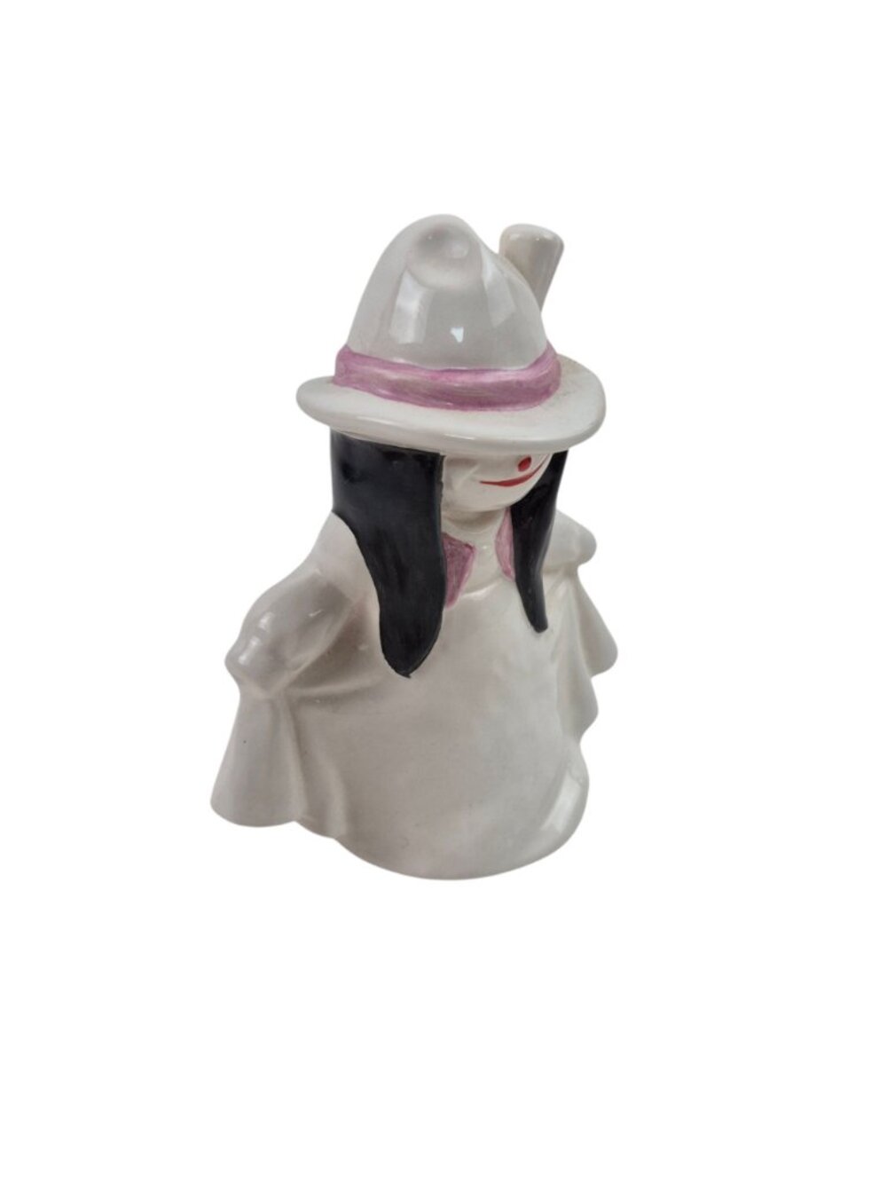 Goebel Snow Girl Figurine Porcelain White Ghost Witch TMK 6 Vintage Whoosit - Picture 2 of 10